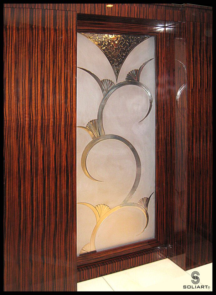 Single Indoor Glass Art Door